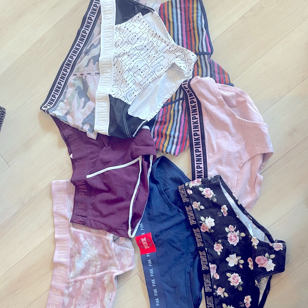 Victoria secret pink sz Lg 8 panties